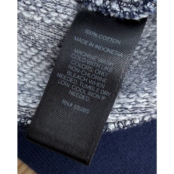 Express Fleece Hoodie Womens Full Zip Color Block XS Blue Drawstring - Picture 7 of 7